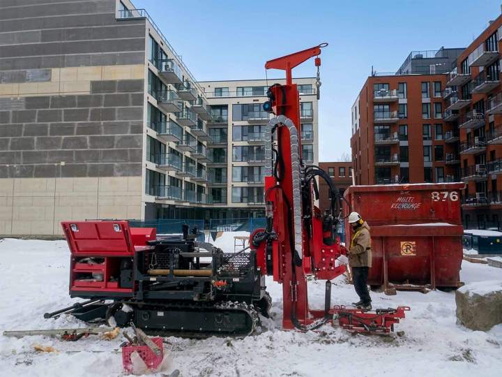 Spécialiste en forage géotechnique Montréal